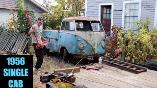 Another Old VW Saved From Crusher  56 Single Cab Truck [upl. by Billi]