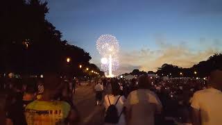 Fireworks on the National Mall  Wash DC July 4 2022 [upl. by Josephson]