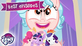 O Melhor de A Amizade é Mágica Escola Arrasada Parte 1 e Parte 2  MY LITTLE PONY  MLP Desenhos [upl. by Alathia]