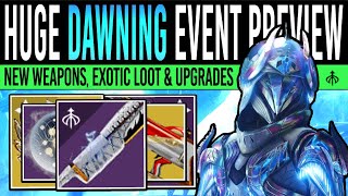 Destiny 2 HUGE DAWNING 2023 PREVIEW New WEAPONS Frost Memento New Armor Exotic Loot Season 23 [upl. by Carnahan]