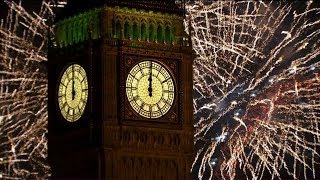 London Fireworks 2014  New Years Eve Fireworks  BBC One [upl. by Wilt35]