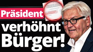 Unfassbarer Steinmeier Eklat in Berlin [upl. by Ilse565]