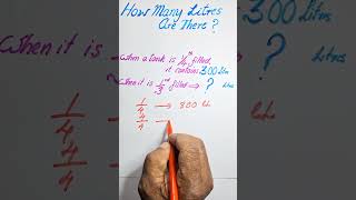 How Many Liters Are There maths mathematics shorts [upl. by Hairej]