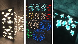 RTX Glowing Ores Shaders For Minecraft Bedrock 2024 [upl. by Enrahs824]