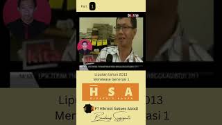 Part 1 Liputan TV One Apa Itu HSA Electric Saver [upl. by Elvyn910]