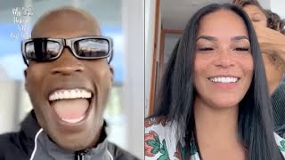 Chad Ochocinco Tries To Convince Wife Sharelle Rosado To Make A Shannon Sharpe Type Video 😜 [upl. by Acul]