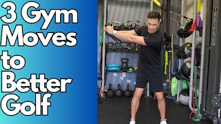 3 Gym Moves for Better Golf [upl. by Otrebide]