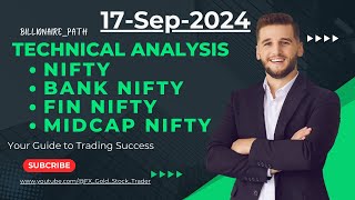 Nifty Prediction and Bank nifty Analysis for 17th September  Tuesday  Bank Nifty Tomorrow [upl. by Hyacinthia]