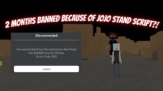 2 MONTHS BAN for using Jojo Stand Script 😈 Da Hood [upl. by Navonod960]