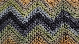 The Simple Chevron Stitch  Crochet Tutorial [upl. by Annaul]