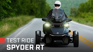 2022 CanAm Spyder RT SeatoSky Test Ride amp Review [upl. by Gautier]