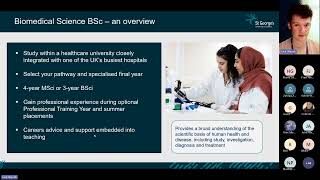 Applying to St Georges Webinar  25 September 2024 [upl. by Burhans]