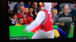 Chicken vs Streaker off TV screen [upl. by Rekcut]