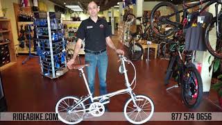 New First Review of Dahon Boardwalk D7 Classic folding bicycle [upl. by Llenyaj]