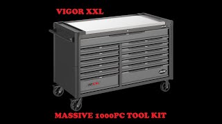 CRAZY CRAZY 1000PC TOOL KIT BY GERMAN BRAND VIGOR [upl. by Modie]