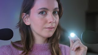 ASMR  Breathy Whispers amp Visual Triggers Ear to ear up close [upl. by Casady]