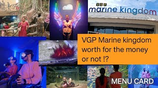 VGP Marine kingdom vlogVGP marine kingdom ticket detailsMust visit places in ChennaiChennai vlog [upl. by Ymorej272]