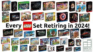 Every LEGO Set Retiring in 2024 400 Sets [upl. by Attenhoj429]