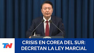 El Presidente de Corea del Sur decreta la ley marcial cierra el Parlamento y caos en las calles [upl. by Antony]