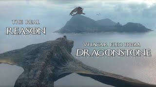 The Dragon that made Aemond amp Vhagar Flee Dragonstone [upl. by Tempa]