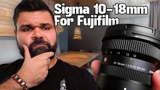 VIDEO TEST Sigma 1018mm F28 FUJI XMOUNT Review Vlog [upl. by Sirtimid586]