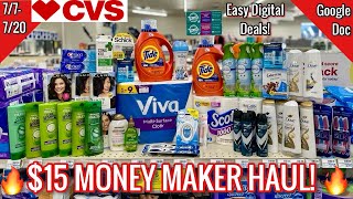 CVS Free amp Cheap Coupon Deals amp Haul 77  720 15 Money Maker Haul 🔥 Learn CVS Couponing [upl. by Rekyr656]