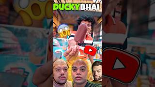 YouTuber Name Food Challenge 😳 Ft DuckyBhai food shorts foodchallenge [upl. by Nicky]