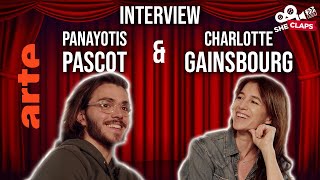 Charlotte Gainsbourg amp Panayotis Pascot INTERVIEW  She Claps  ARTE Cinema [upl. by Aiak]