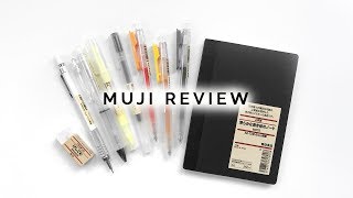 muji stationery review  alternatives [upl. by Dodds593]