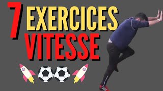 COMMENT AMÉLIORER SA VITESSE au Football 7 EXERCICES SANS MATERIELS [upl. by Navanod363]