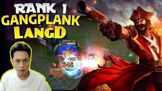 🔴 LangD Gangplank vs Sion  LangD Rank 1 Gangplank Guide [upl. by Coral847]