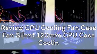 Review CPU Cooling Fan Case Fan Silent 120mm CPU Case Cooling Fan Dual Led [upl. by Kado]