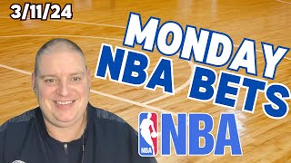 Monday 3 NBA Picks amp Free Betting Predictions  31124 l Picks amp Parlays [upl. by Heins]