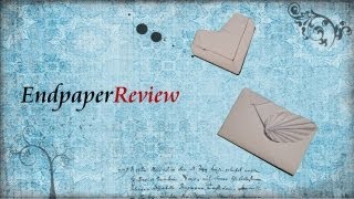 Originelle Briefe selber falten  Tutorial  EndpaperReview [upl. by Delora]