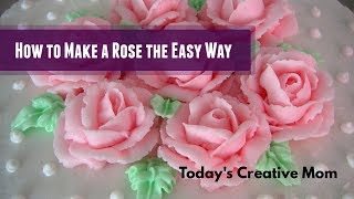 How to Make Icing Roses [upl. by Kaehpos]