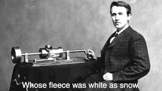 Newly Discovered Thomas Edison 1877 Phonograph Recording FULL VERSION [upl. by Nauj907]