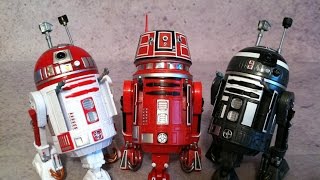 Star Wars 6quot Black Series Astromech Droid 3Pack  R2A3 R5K6 R2F2  Toysrus SDCC Exclusive [upl. by Caro]