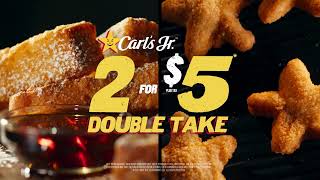 Double Take  2 for 5 Combo  Carls Jr [upl. by Bowra]