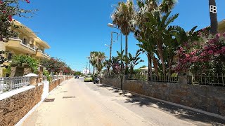 Malia to Stalis 4K Walking Tour [upl. by Enilekcaj]