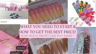 EP2 Press on nails 101 WHAT YOU NEED to sell press on nails amp the cost breakdown 💕 nail business [upl. by Korman]