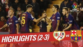 Resumen de Rayo Vallecano vs FC Barcelona 23 [upl. by Aciraj]