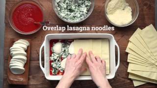 Quick and Easy Spinach Lasagna Recipe [upl. by Lenor]