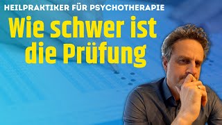 Wie schwer ist die Prüfung Heilpraktiker für Psychotherapie Prüfung bestehen [upl. by Harriot348]