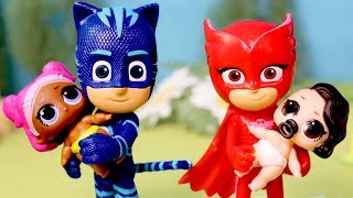 ⚡ PJ MASKS ⚡ Gekko Buhita y Gatuno cuidan de las LIL SISTER  Héroes en pijama en español [upl. by Eilram]