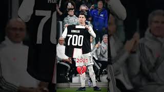 CRONALDO 🇵🇹 700 VS 900 GOALS 3 YEARS 200 GOAL futbol football cr7 [upl. by Dilly]