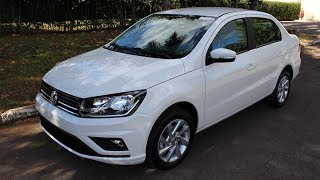 Novo VW Voyage 2019 16 preço consumo detalhes  testedrive  wwwcarblogbr [upl. by Ardnatal435]