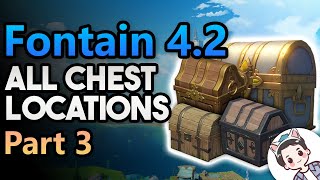 Fontaine 42 All Chest Locations Part 3 3248  100 Exploration  Genshin Impact 42 [upl. by Pearlstein441]