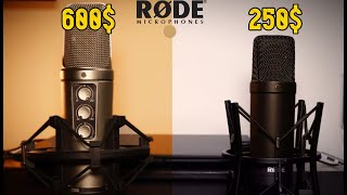 RODE NT2000 Vs RODE NT1 Condenser Microphone Comparison Fancy Rode Sound [upl. by Natie]