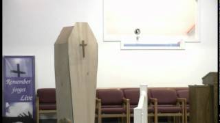 Funny Pastor Falls In Church In Coffin During Easter Service Minister Gets Hurt [upl. by Flodnar]