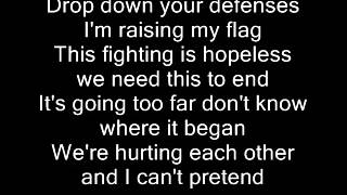 Christina Aguilera Cease Fire Lyrics on Screen  Full Song [upl. by Ecitnirp544]